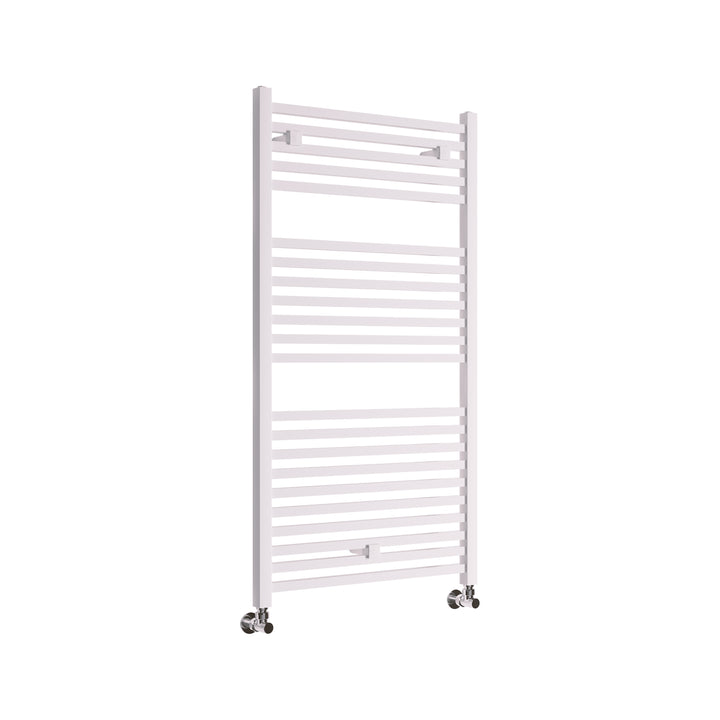 Todi - White Heated Towel Rail - H690mm x W600mm - Straight