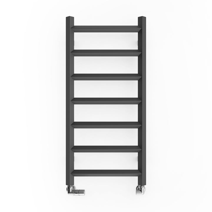 Crystal - Anthracite Towel Radiator - H840mm x W400mm