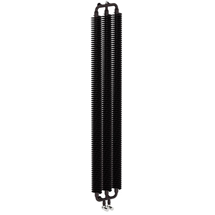 Ribbon V - Black Vertical Designer Radiator H1720mm x W290mm Single Panel