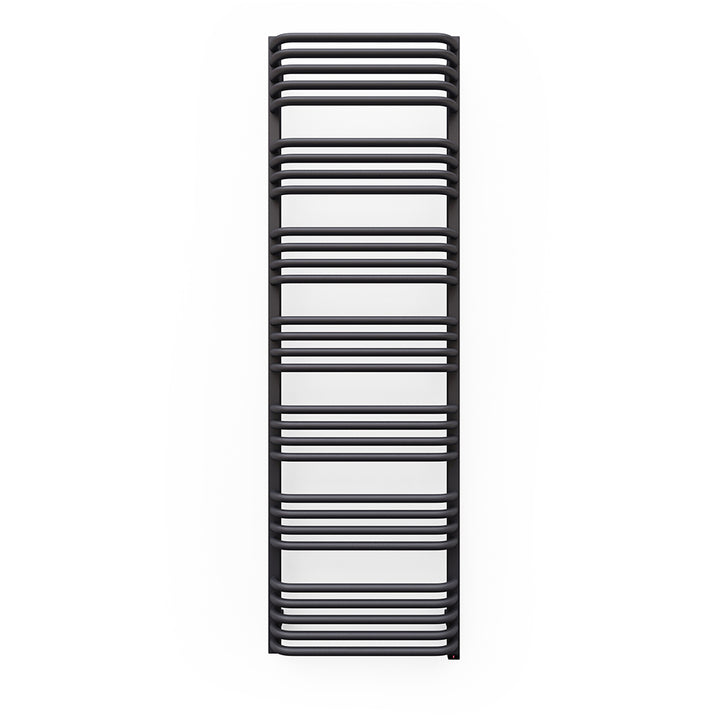 Alex One - Modern Grey Electric Towel Rail H1580mm x W500mm 800w Thermostatic