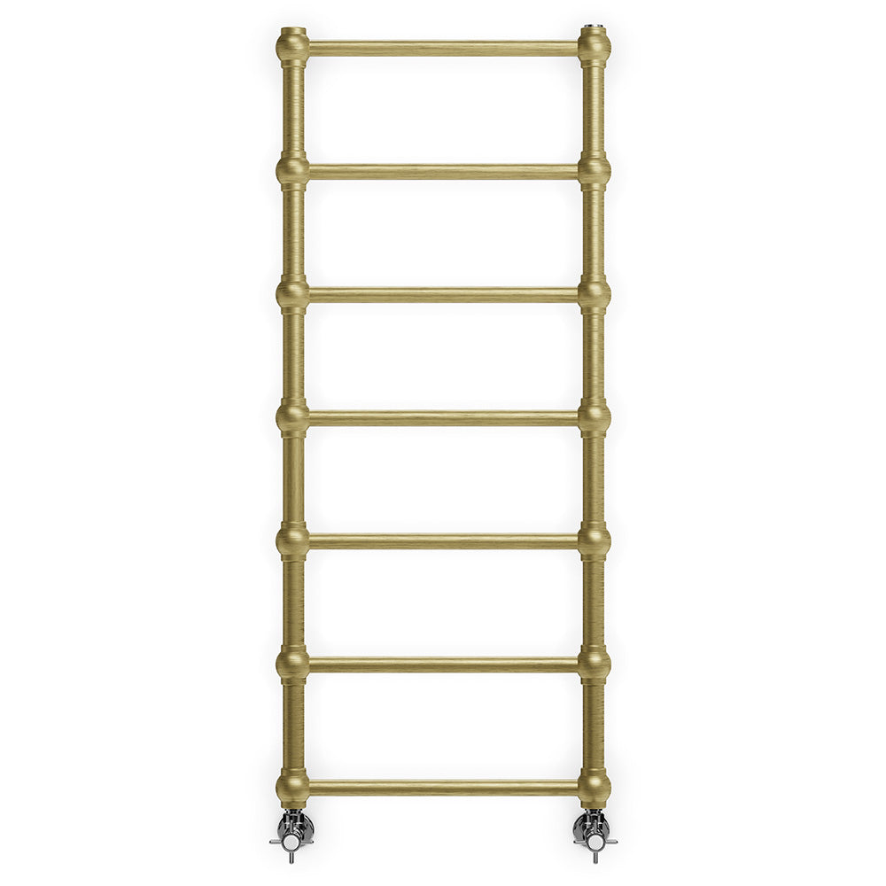 Retro - Brass Towel Radiator - H1170mm x W504mm