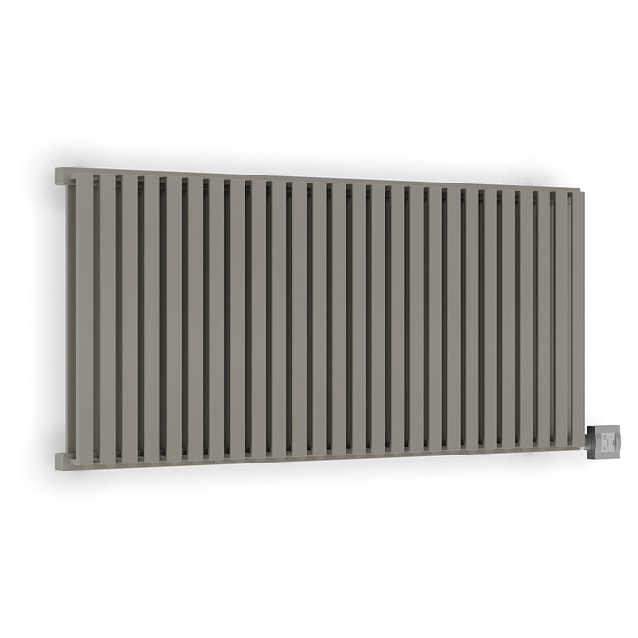 Nemo - Metallic Stone Horizontal Electric Radiator H530mm x W1185mm 1000w Thermostatic