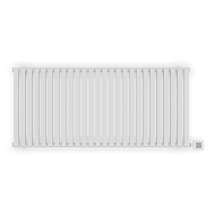 Nemo - Sea Salt White Horizontal Electric Radiator H530mm x W1185mm 1000w Thermostatic