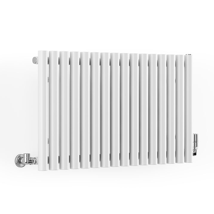 Rolo-Room - White Horizontal Designer Radiator H500mm x W865mm Single Panel