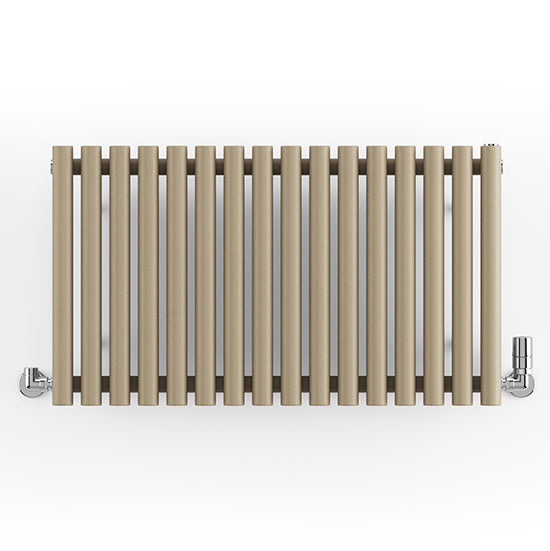 Rolo-Room - Quartz Mocha Horizontal Designer Radiator H500mm x W865mm Single Panel