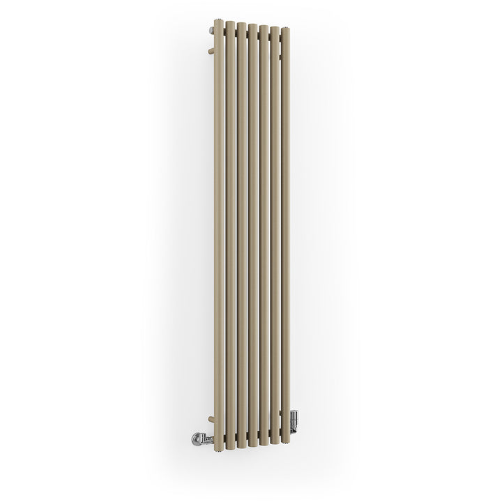 Rolo-Room - Quartz Mocha Vertical Designer Radiator H1800mm x W370mm Single Panel