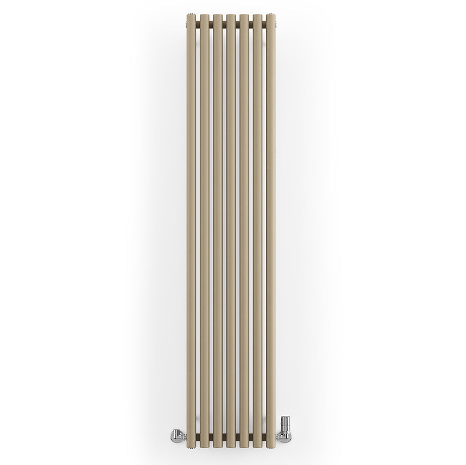 Rolo-Room - Quartz Mocha Vertical Designer Radiator H1800mm x W370mm Single Panel
