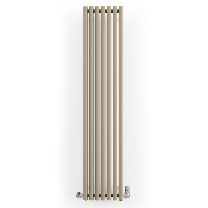 Rolo-Room - Quartz Mocha Vertical Designer Radiator H1800mm x W370mm Single Panel