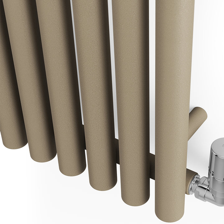 Rolo-Room - Quartz Mocha Vertical Designer Radiator H1800mm x W370mm Single Panel