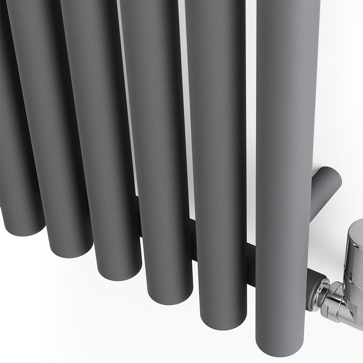 Rolo-Room - Anthracite Vertical Designer Radiator H1800mm x W590mm Single Panel