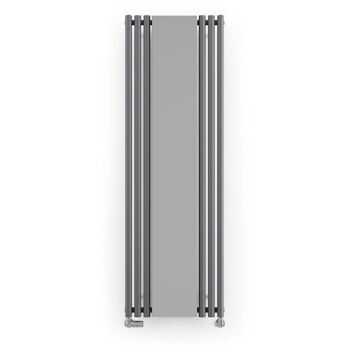 Rolo-Mirror - Anthracite Vertical Designer Radiator H1800mm x W590mm Single Panel