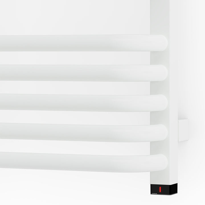 Alex One - White Electric Towel Rail H1580mm x W500mm 800w Thermostatic