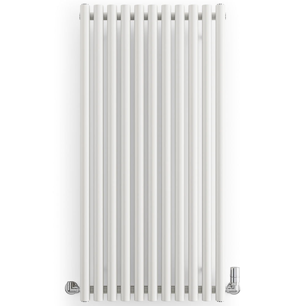 Rolo-Room - White Vertical Designer Radiator H1200mm x W590mm Single Panel