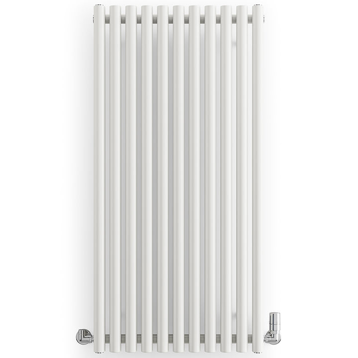 Rolo-Room - White Vertical Designer Radiator H1200mm x W590mm Single Panel