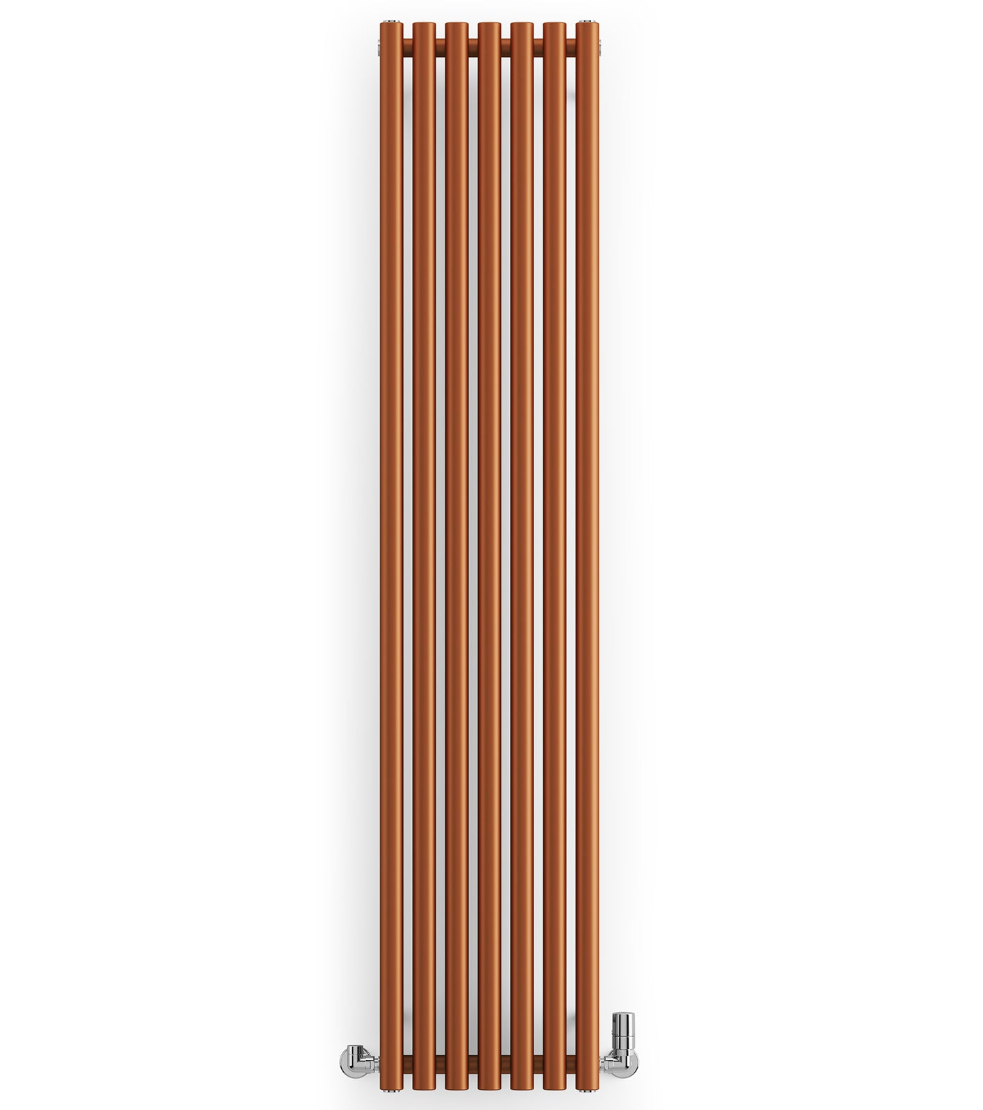 Rolo-Room - Copper Vertical Designer Radiator H1800mm x W370mm Single Panel