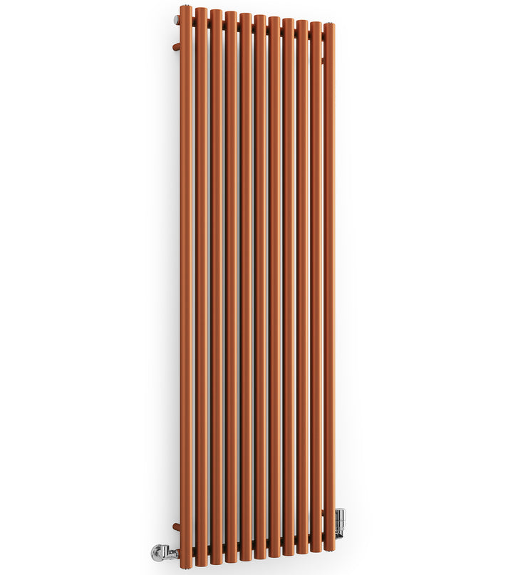 Rolo-Room - Copper Vertical Designer Radiator H1800mm x W590mm Single Panel