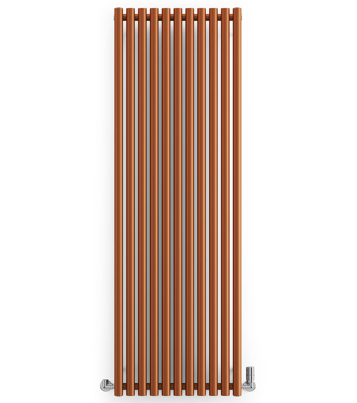 Rolo-Room - Copper Vertical Designer Radiator H1800mm x W590mm Single Panel