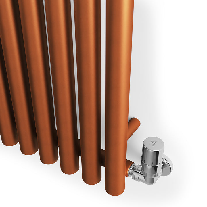 Rolo-Room - Copper Vertical Designer Radiator H1800mm x W590mm Single Panel