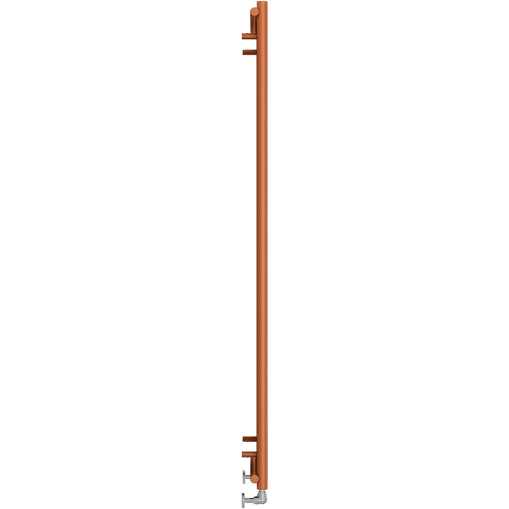 Rolo-Mirror - Copper Vertical Designer Radiator H1800mm x W590mm Single Panel
