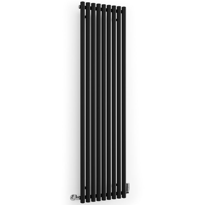 Rolo-Room - Black Vertical Designer Radiator H1800mm x W480mm Single Panel