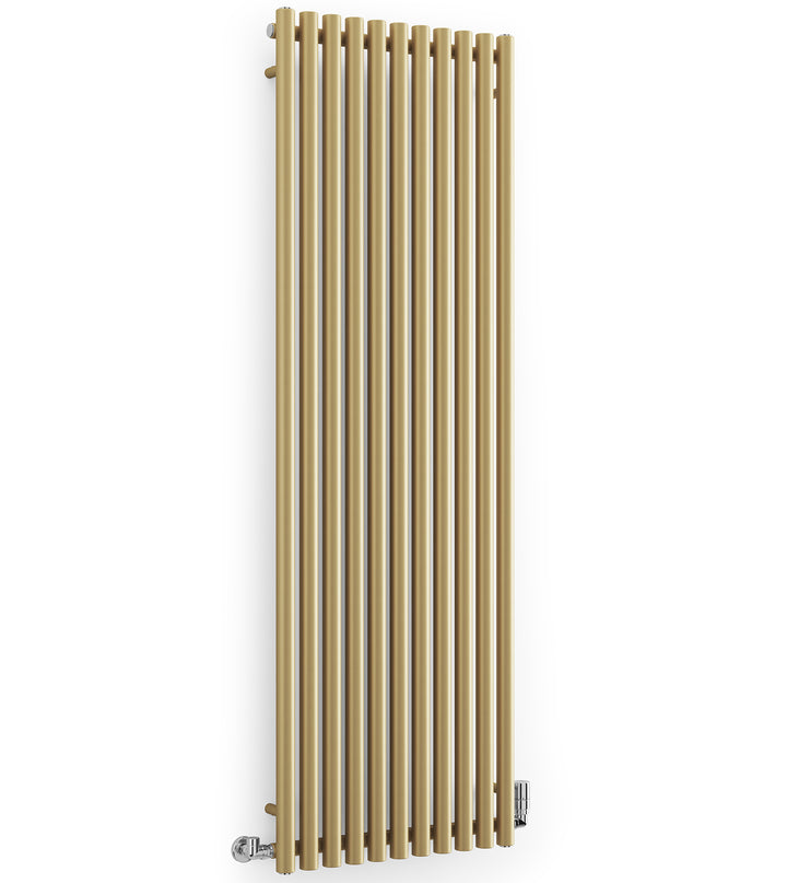 Rolo-Room - Brass Vertical Designer Radiator H1800mm x W590mm Single Panel