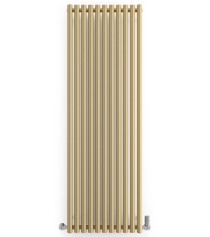 Rolo-Room - Brass Vertical Designer Radiator H1800mm x W590mm Single Panel
