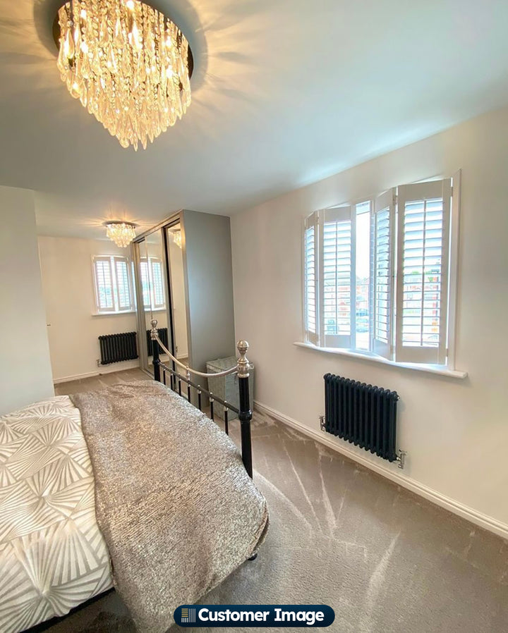 Alpha - Anthracite Column Radiator H500mm x W592mm 2 Column