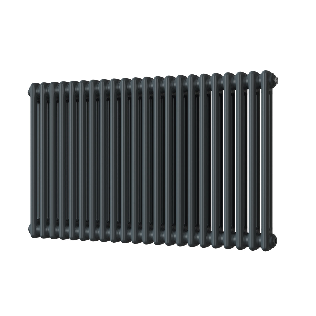 Alpha - Anthracite Column Radiator H600mm x W988mm 2 Column