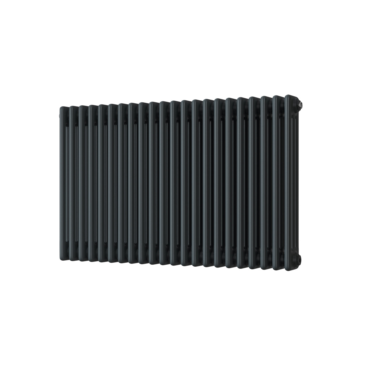 Alpha - Anthracite Column Radiator H600mm x W999mm 3 Column - Feet Included