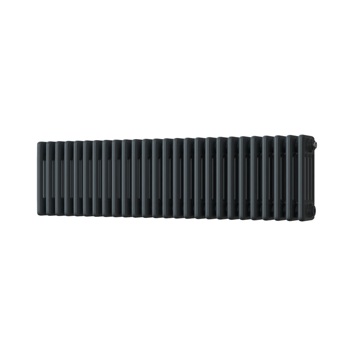Alpha - Anthracite Column Radiator H300mm x W1164mm 4 Column