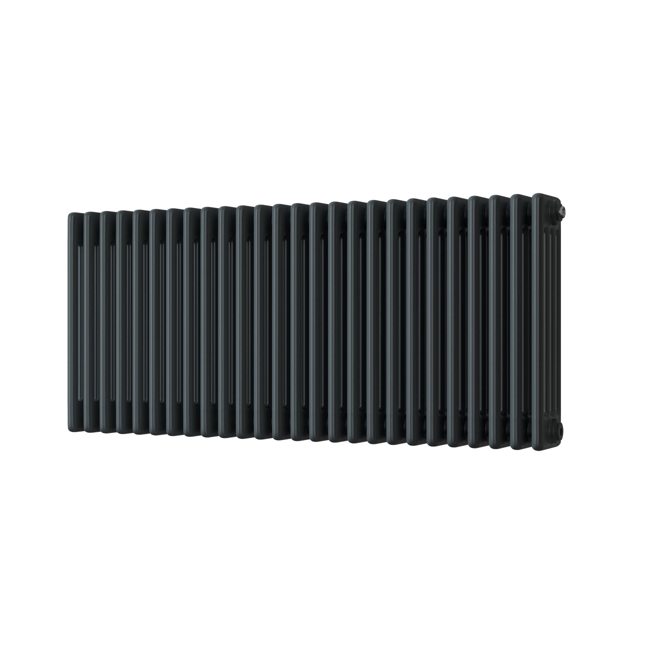 Alpha - Anthracite Column Radiator H500mm x W1164mm 4 Column - Feet Included