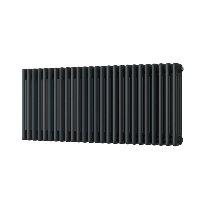 Alpha - Anthracite Column Radiator H500mm x W1164mm 4 Column - Feet Included
