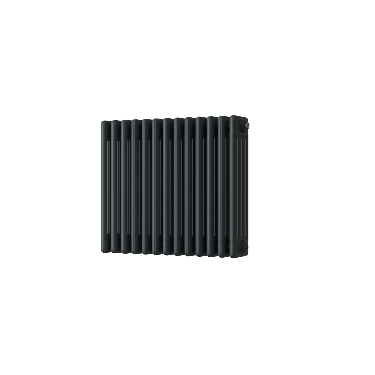 Alpha - Anthracite Column Radiator H500mm x W592mm 4 Column