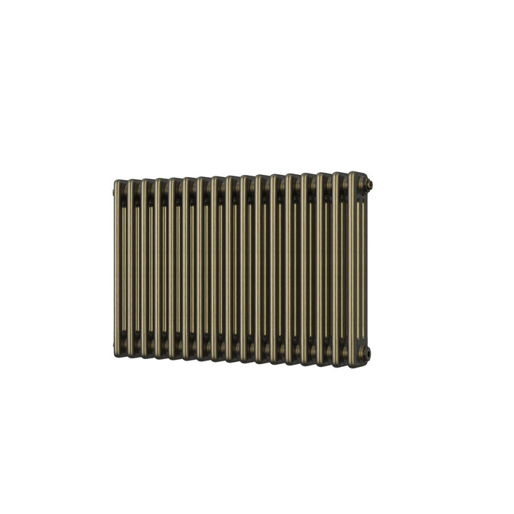 Alpha - Antique Brass Column Radiator H500mm x W777mm 3 Column