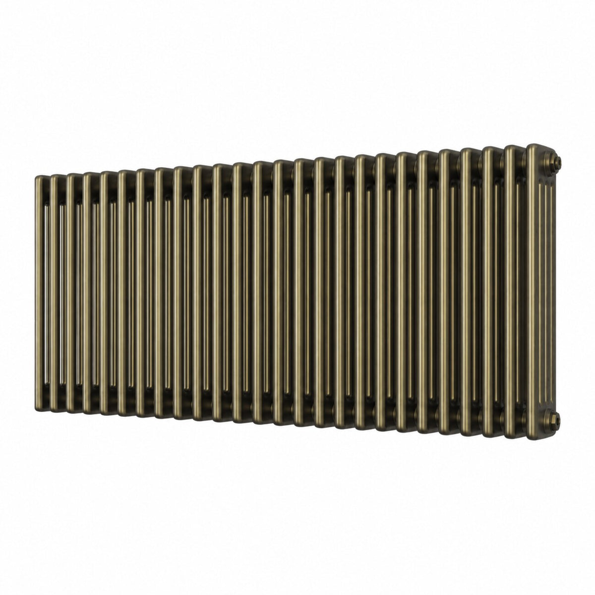 Alpha - Antique Brass Column Radiator H600mm x W1164mm 4 Column