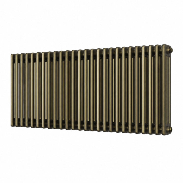 Alpha - Antique Brass Column Radiator H600mm x W1164mm 4 Column