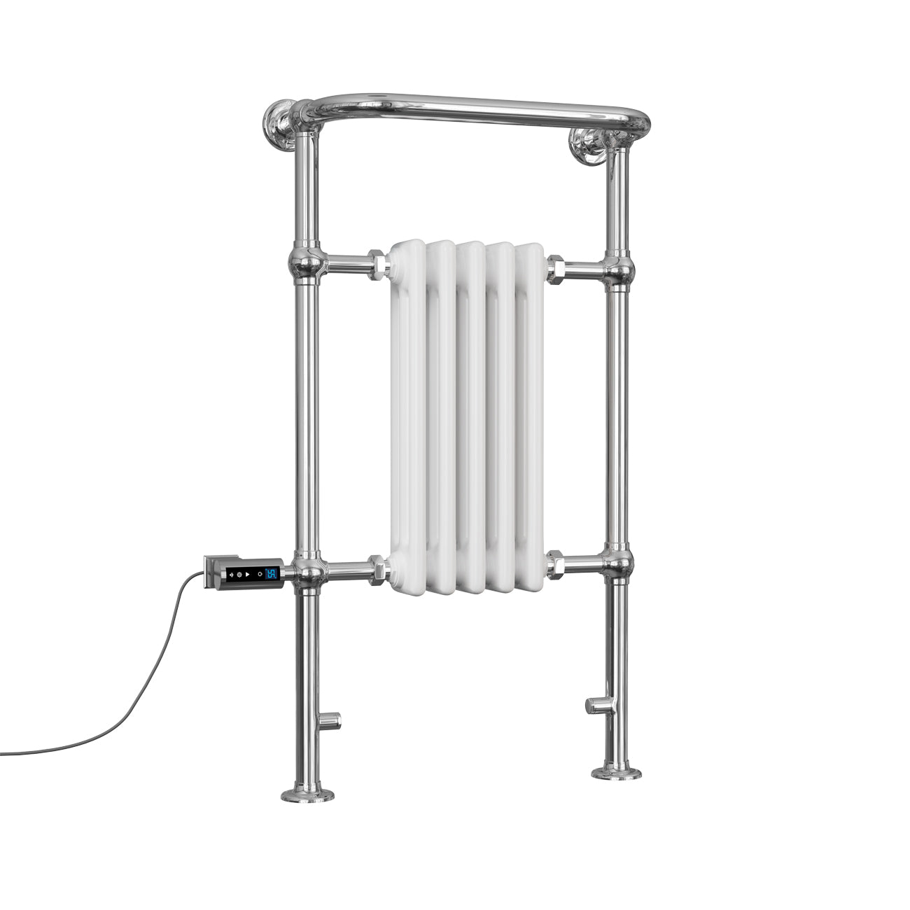Arundel - White Traditional Electric Towel Rail H963mm x W538mm 300w Thermostatic WIFI