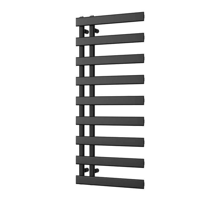 Agar - Black Towel Radiator - H1156mm x W500mm