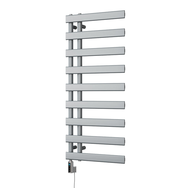 Agar - Silver Electric Towel Rail H1156mm x W500mm 500w Thermostatic WIFI