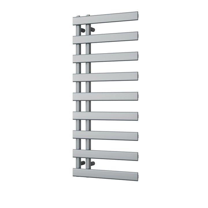 Agar - Silver Towel Radiator - H1156mm x W500mm