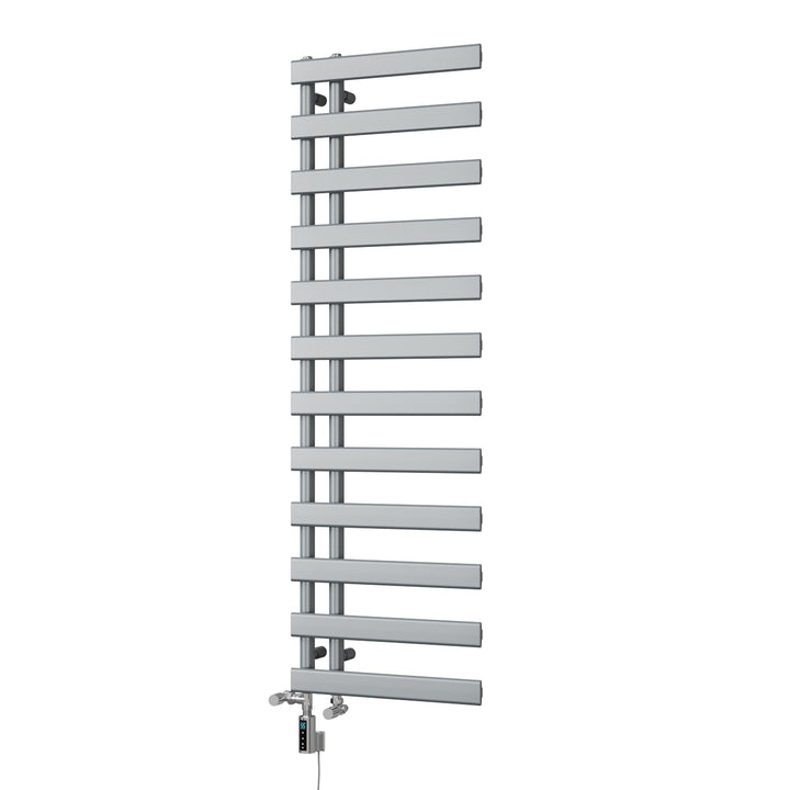 Agar - Silver Dual Fuel Towel Rail H1564mm x W500mm Thermostatic WIFI