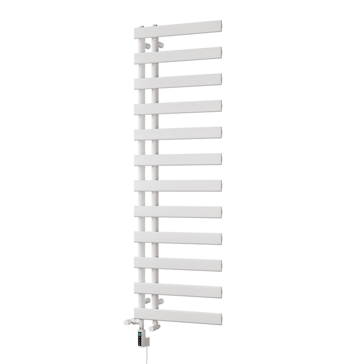 Agar - White Dual Fuel Towel Rail H1564mm x W500mm Thermostatic WIFI