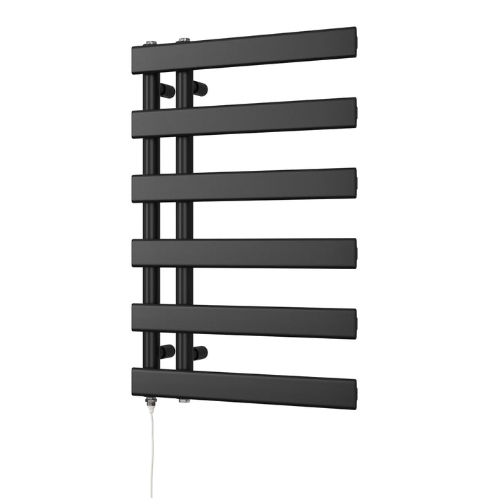 Agar - Black Electric Towel Rail H748mm x W500mm 300w Standard