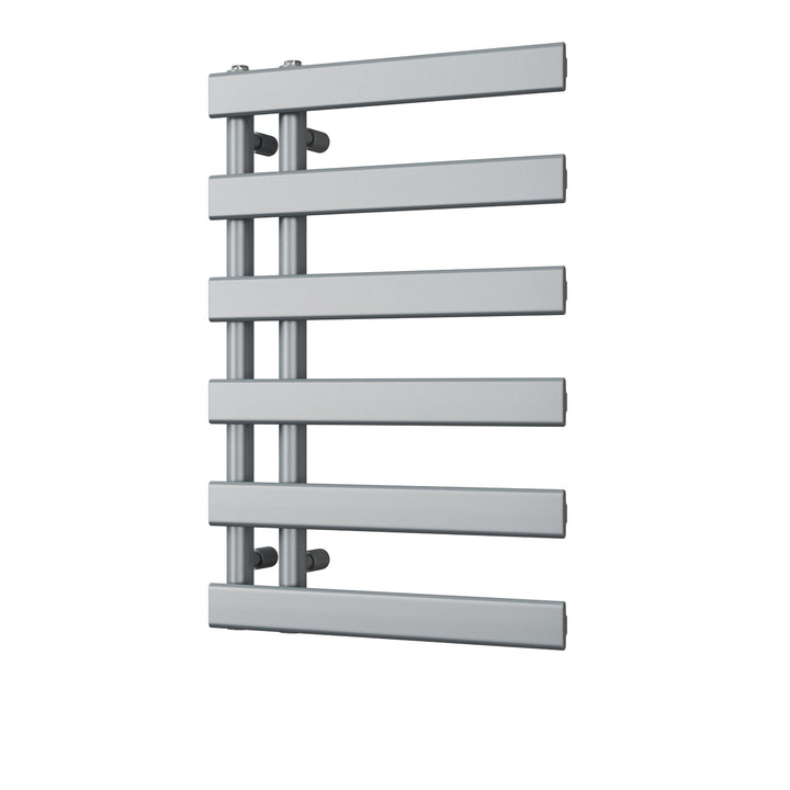 Agar - Silver Towel Radiator - H748mm x W500mm
