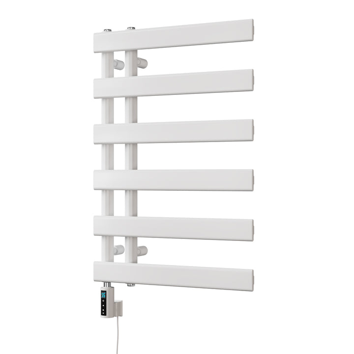 Agar - White Electric Towel Rail H748mm x W500mm 300w Thermostatic WIFI