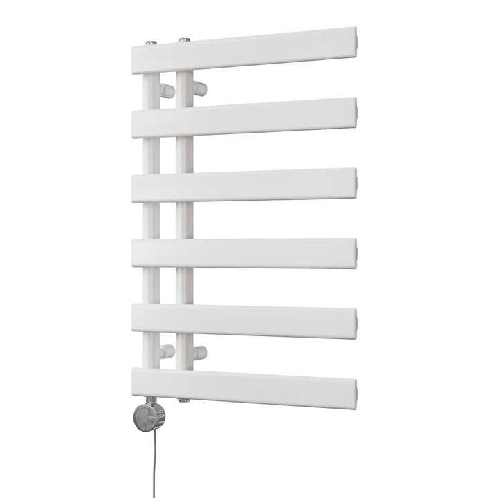 Agar - White Electric Towel Rail H748mm x W500mm 300w Thermostatic
