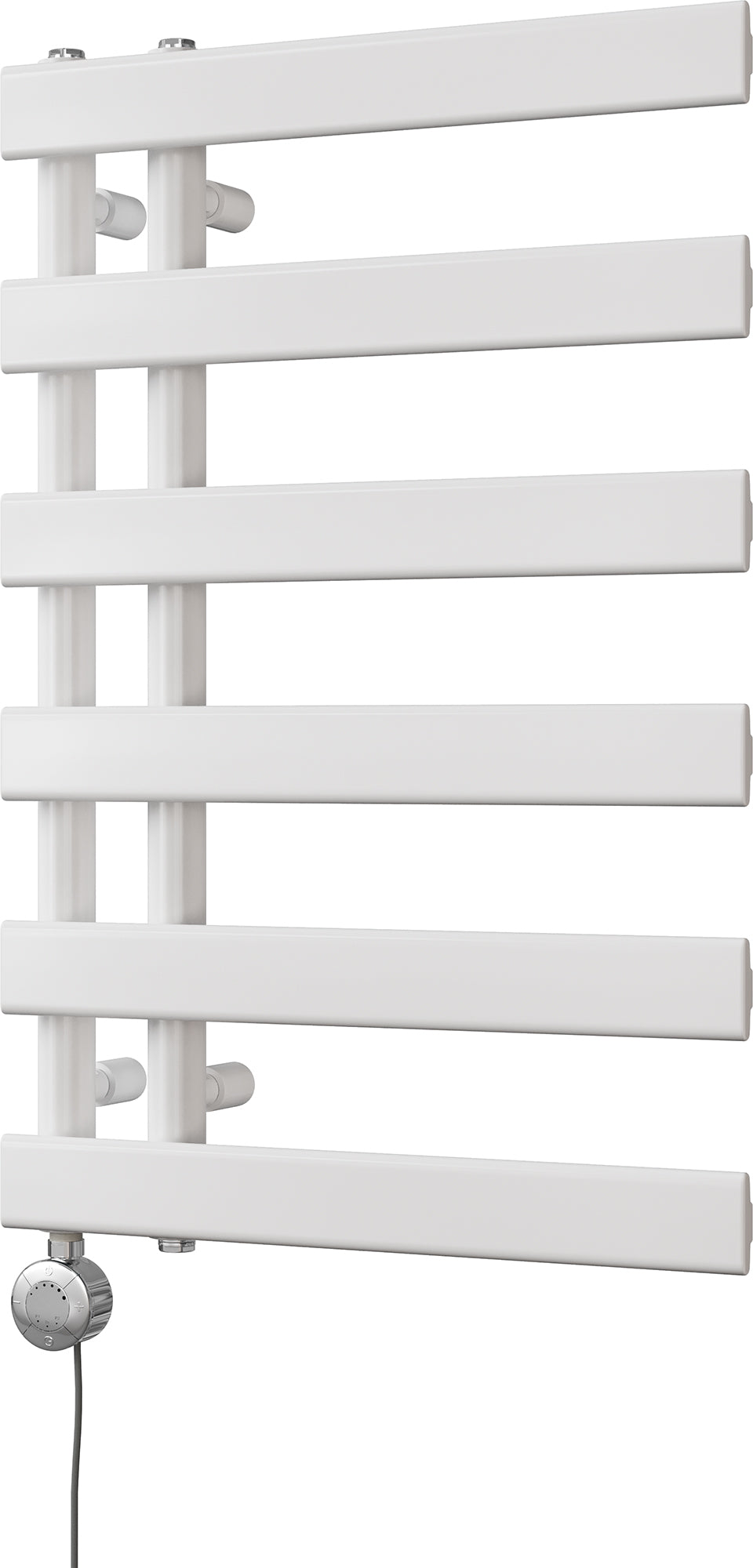 Agar - White Electric Towel Rail H748mm x W500mm 300w Thermostatic
