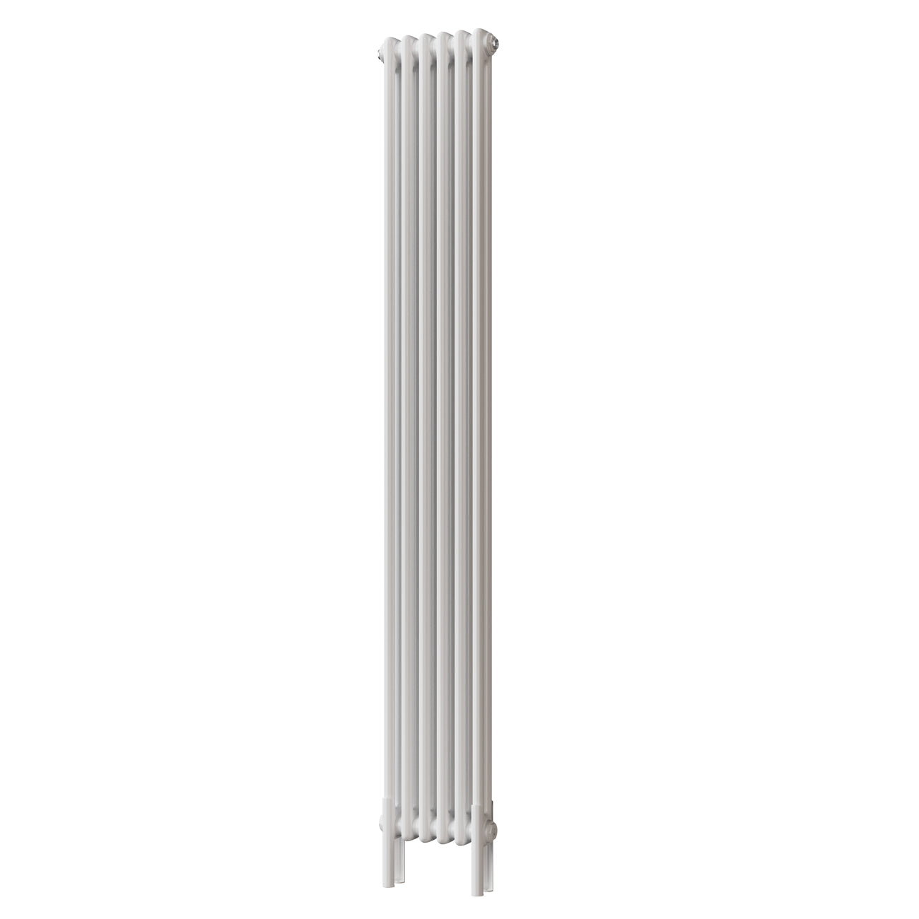 Alpha - White Vertical Column Radiator H1800mm x W284mm 2 Column - Feet Included