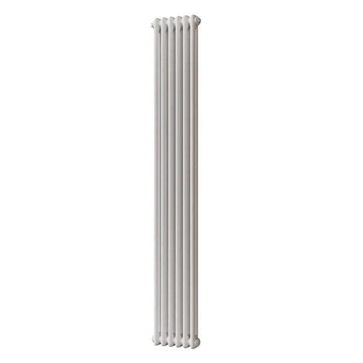 Alpha - White Vertical Column Radiator H1800mm x W284mm 2 Column - Feet Included