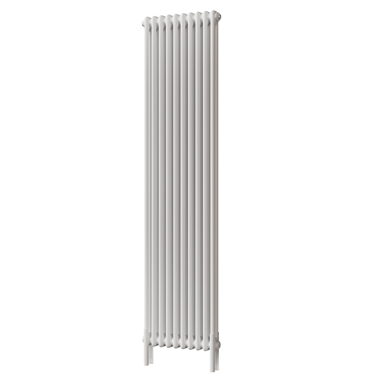 Alpha - White Vertical Column Radiator H1800mm x W460mm 2 Column - Feet Included
